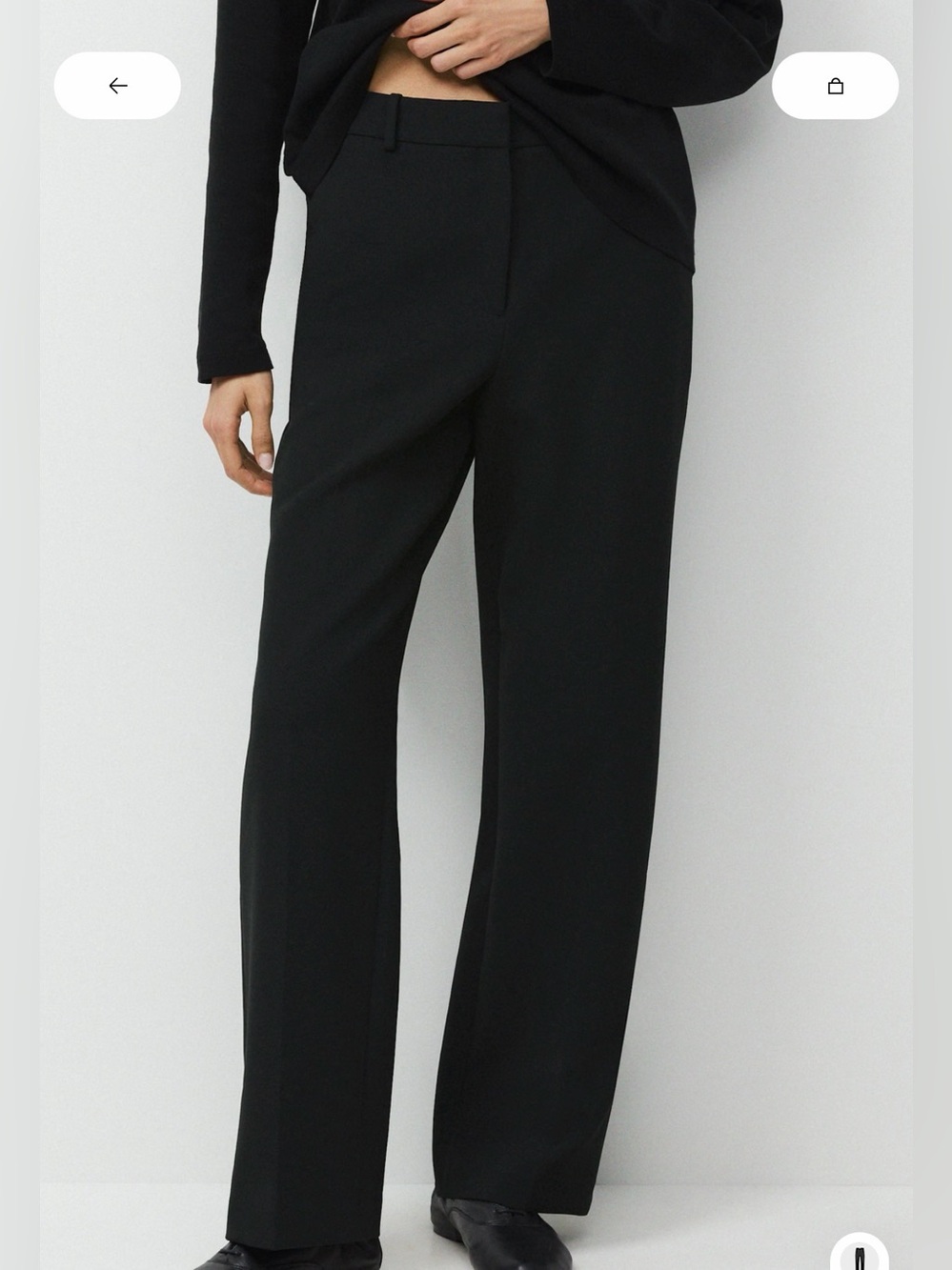 Aritzia Agency Pants, Black - Size 2